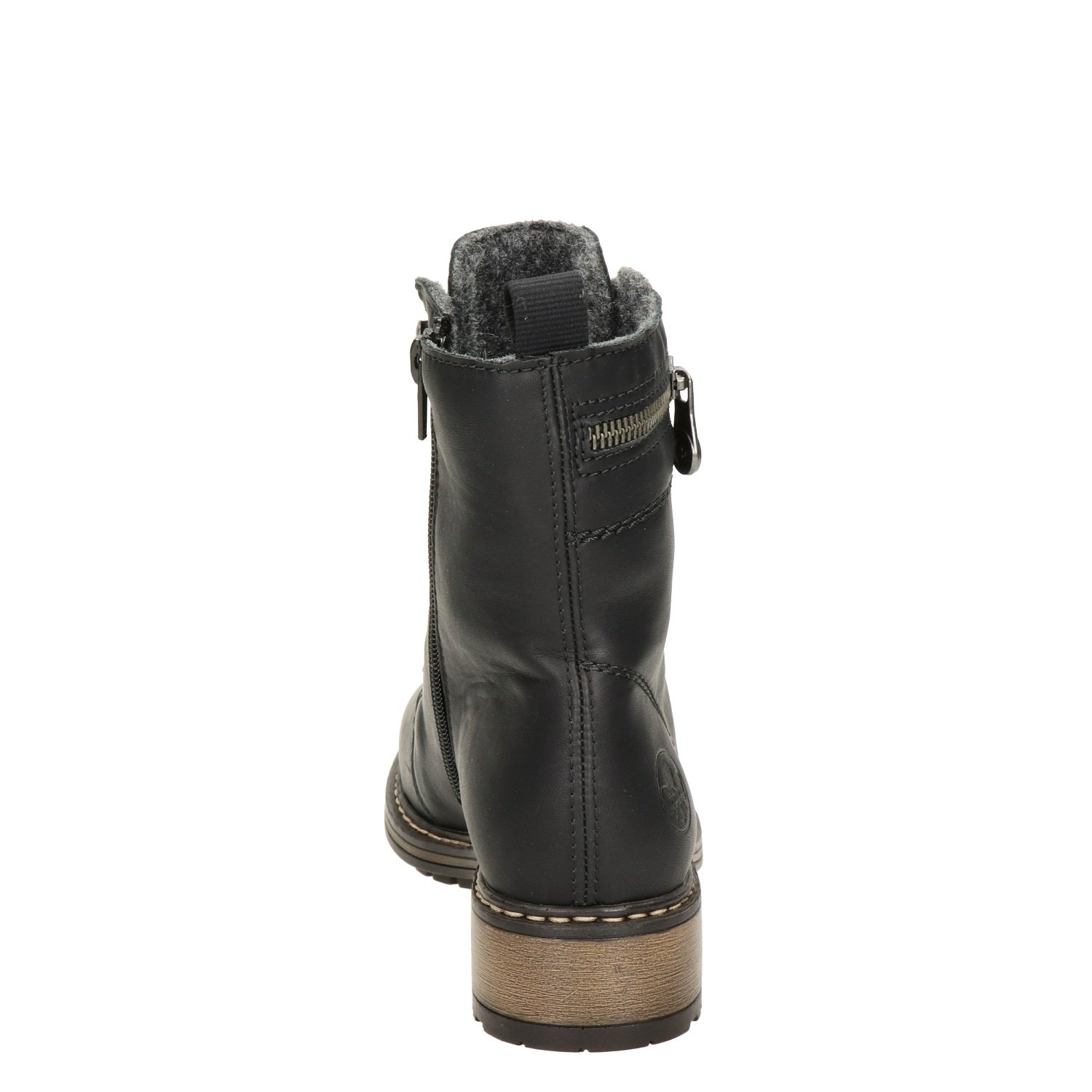 dames veterboot Rieker Zwart