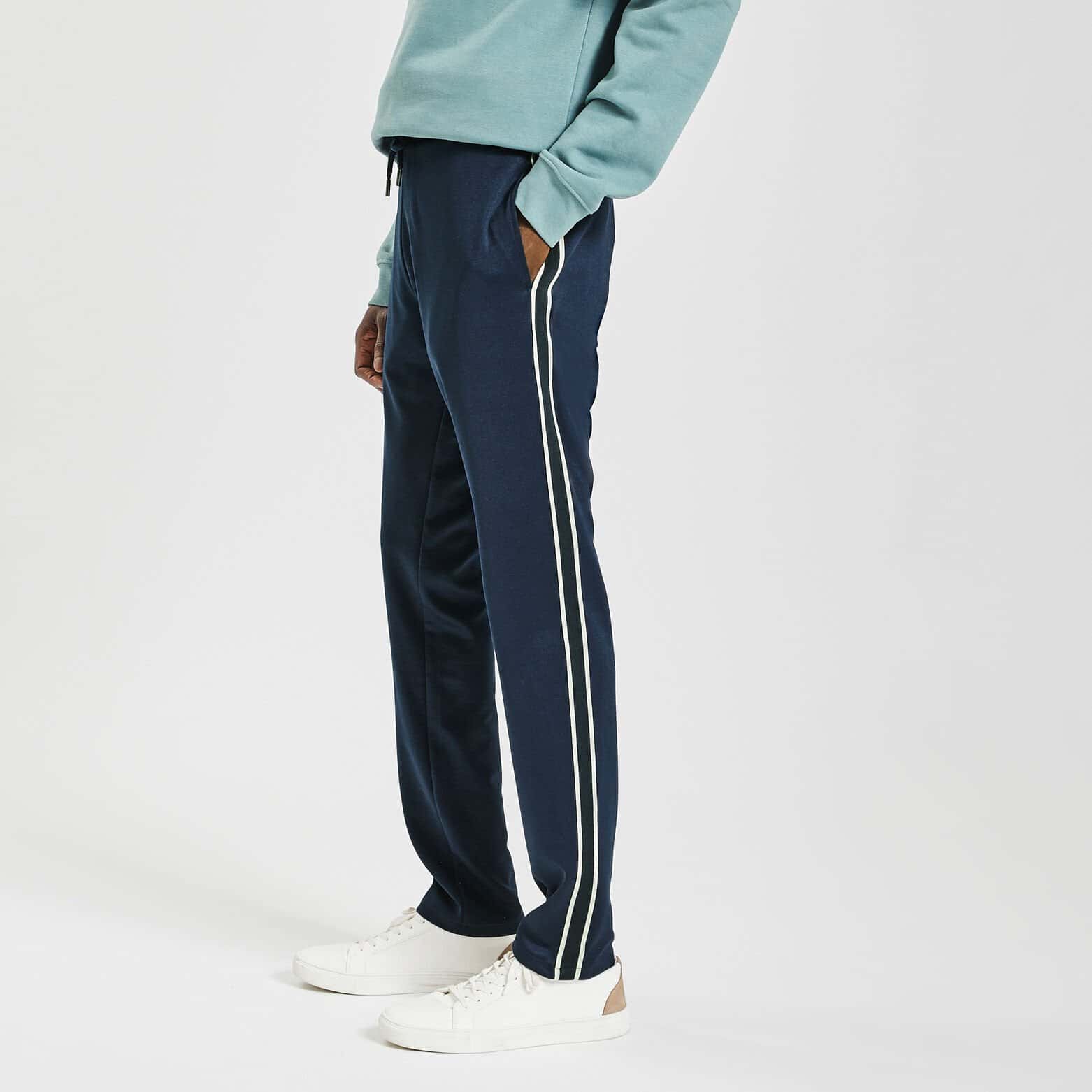 Pantalon de jogging en molleton Bleu foncé