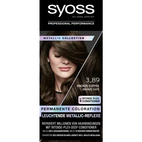Professional Performance Permanente Coloration Metallic Reflexe 3_89 Bronze Coffee