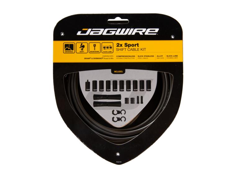 Jagwire 2x Sport Shift Derailleur Kabelset