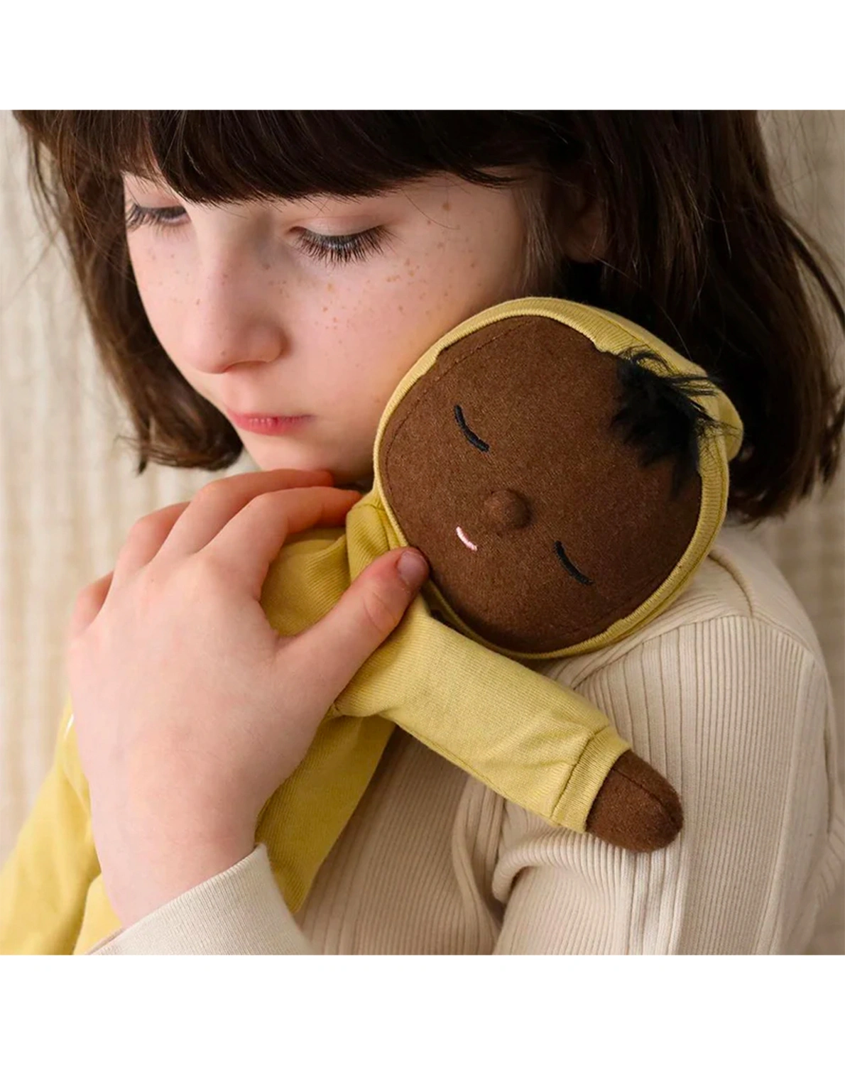 Stoffpuppe DOZY DINKUM - MINI (24cm) in honey