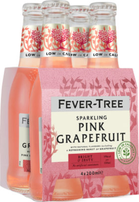 FEVER TREE SODA PINK GRAPEFRUIT 4-PACK 4X20CL