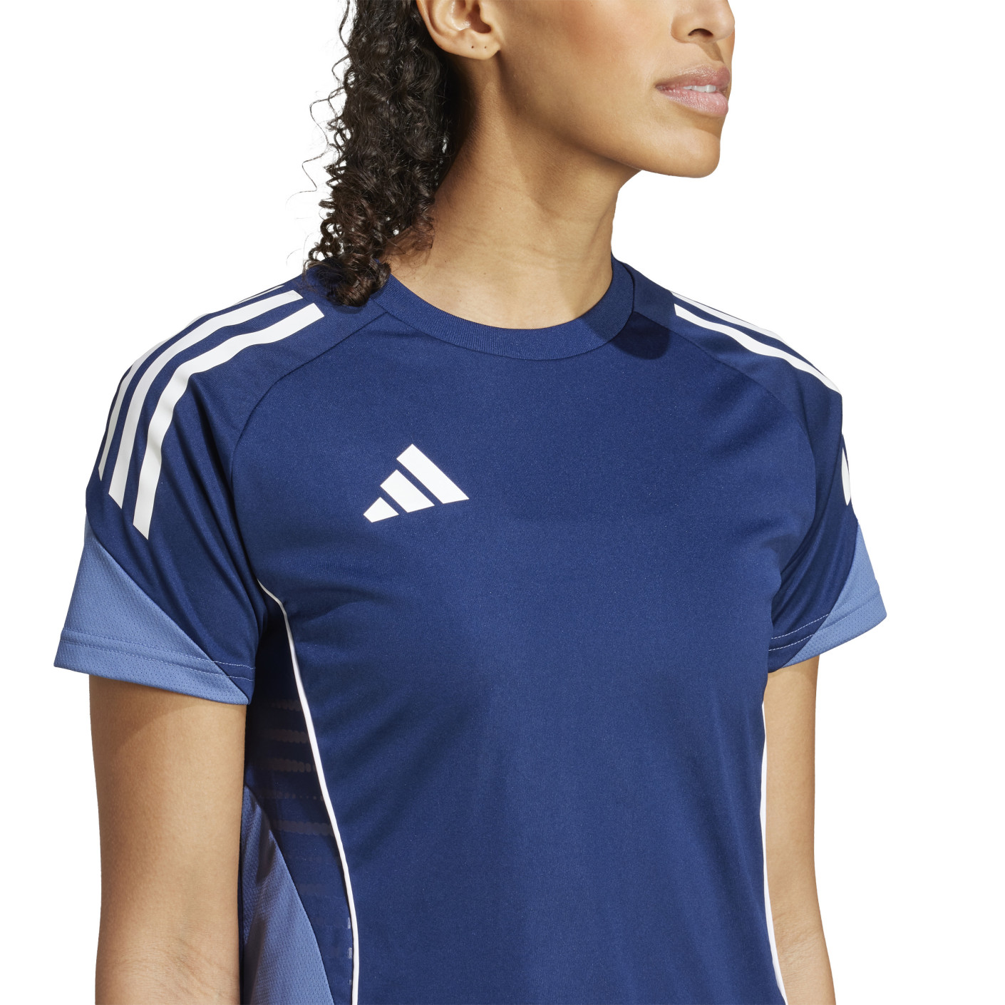 Adidas Tiro 25 Competition Trainingsshirt Dames Donkerblauw Wit