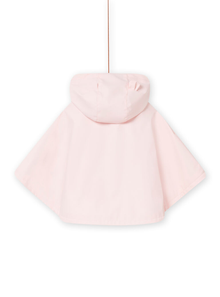 Cape rose poudré bébé fille