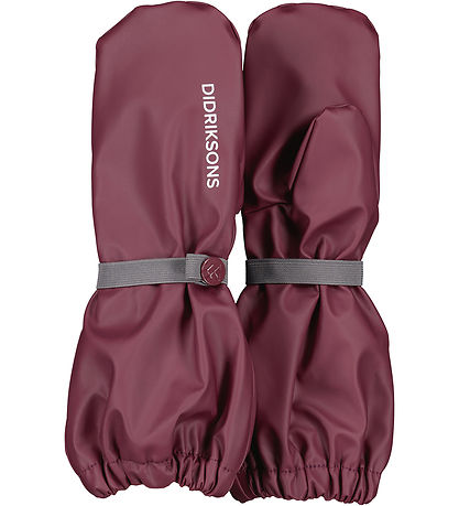 Didriksons Regenhandschuhe m. Fleece - PU - Pileglove - Rostig W