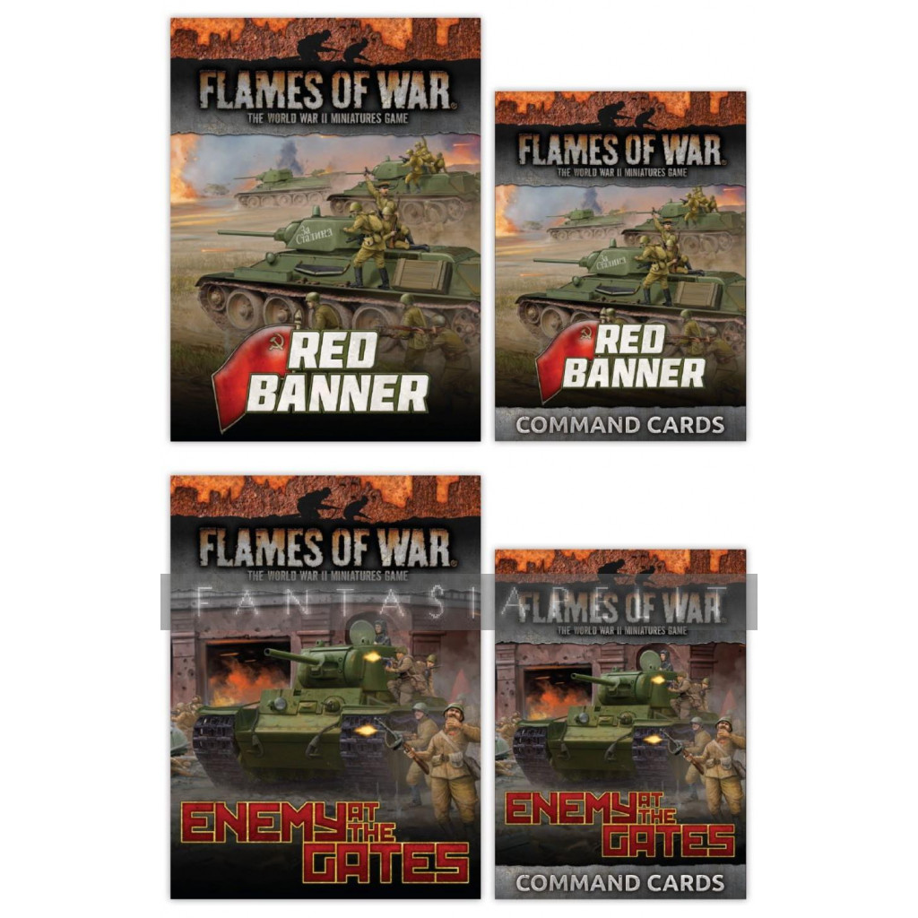 Flames of War - Soviet Eastern Front Unit & Command Cards