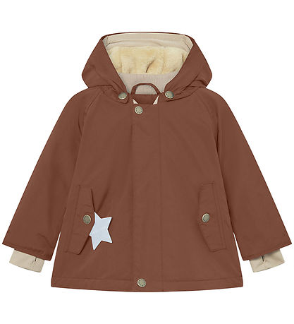 Mini A Ture Winterjacke - Matwally Fleece - Rootbeer Brown