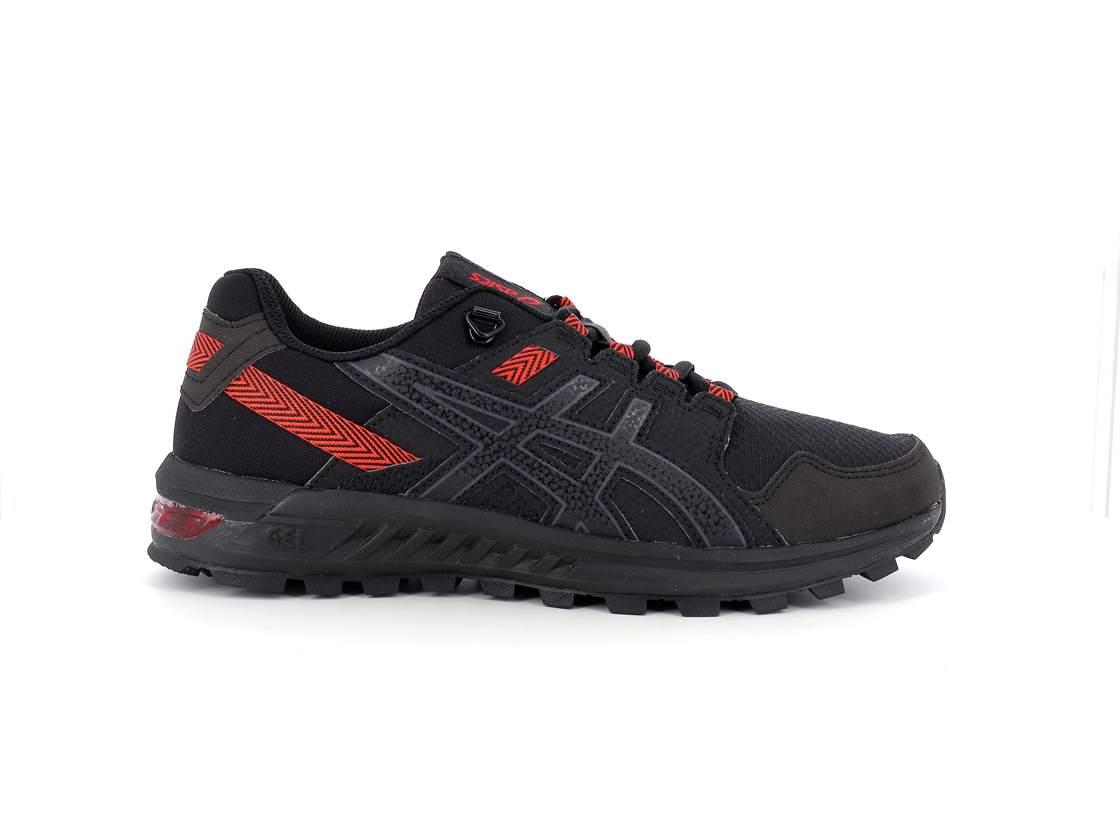 Asics-GEL CITREK Matières combinées Noir Rouge