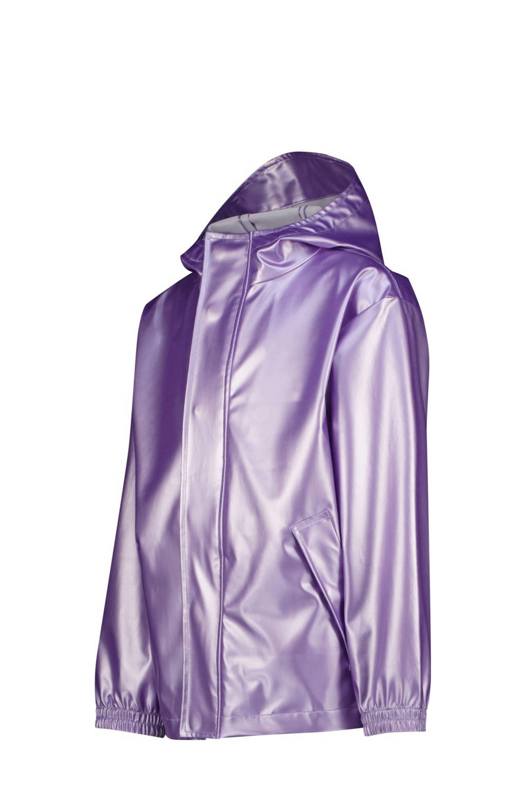 Vingino kids regenjas Lightning lila metallic