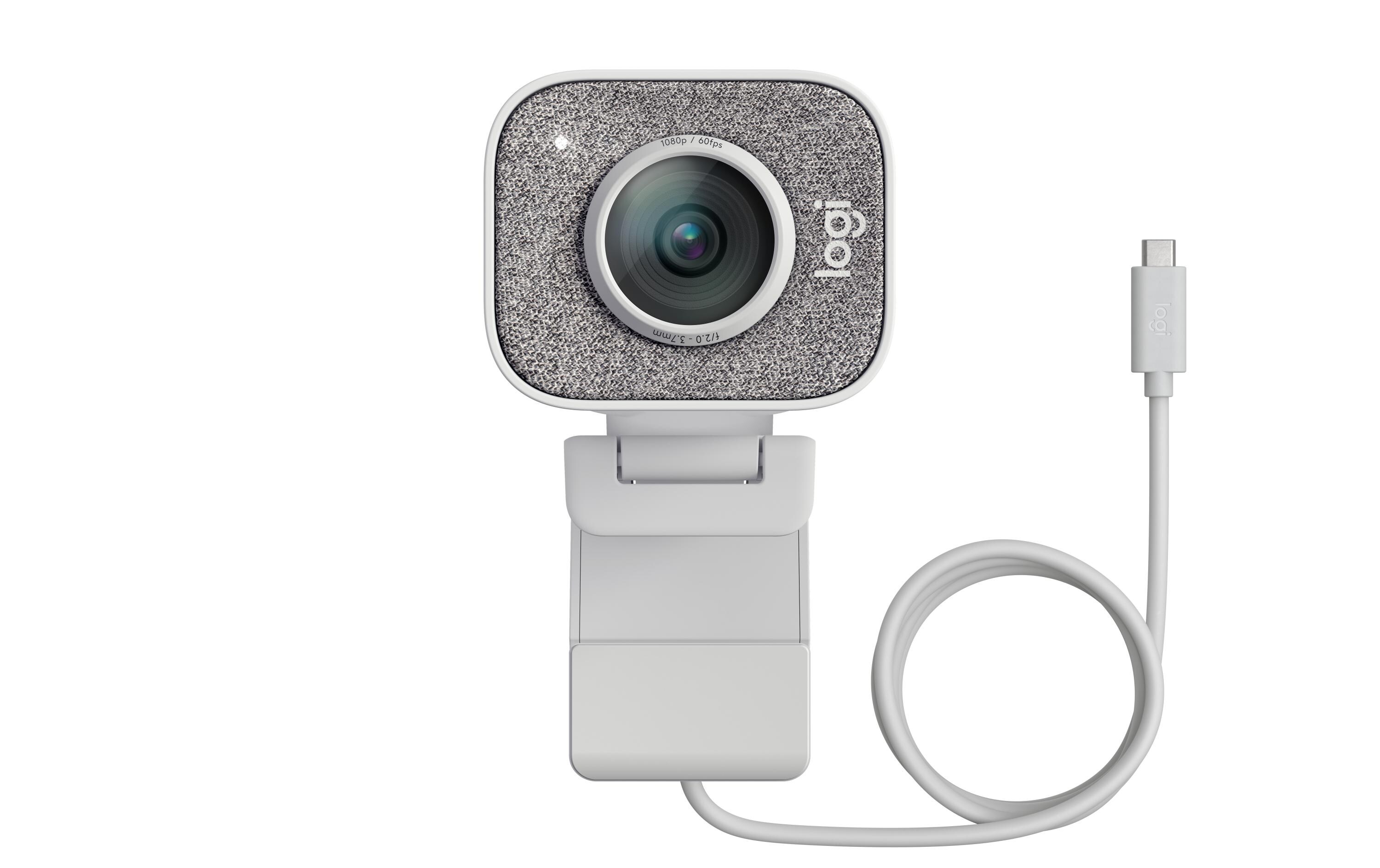 Webcam StreamCam Weiss<br>Full-HD Streaming Webcam mit USB-C Anbindung