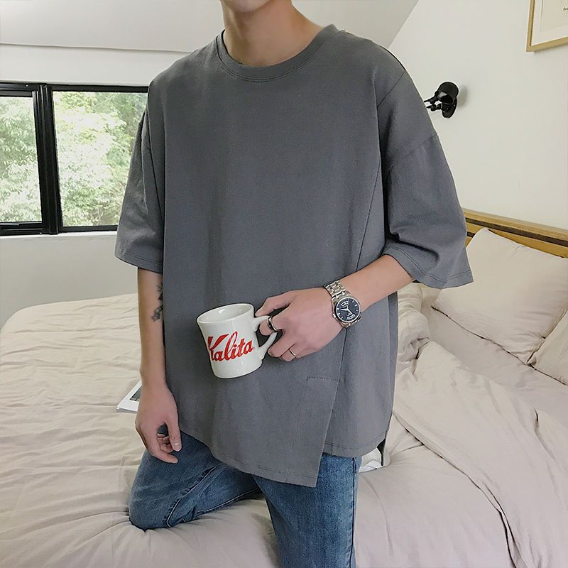 Bay Go Mall - Effen T-shirt met elleboogmouwen