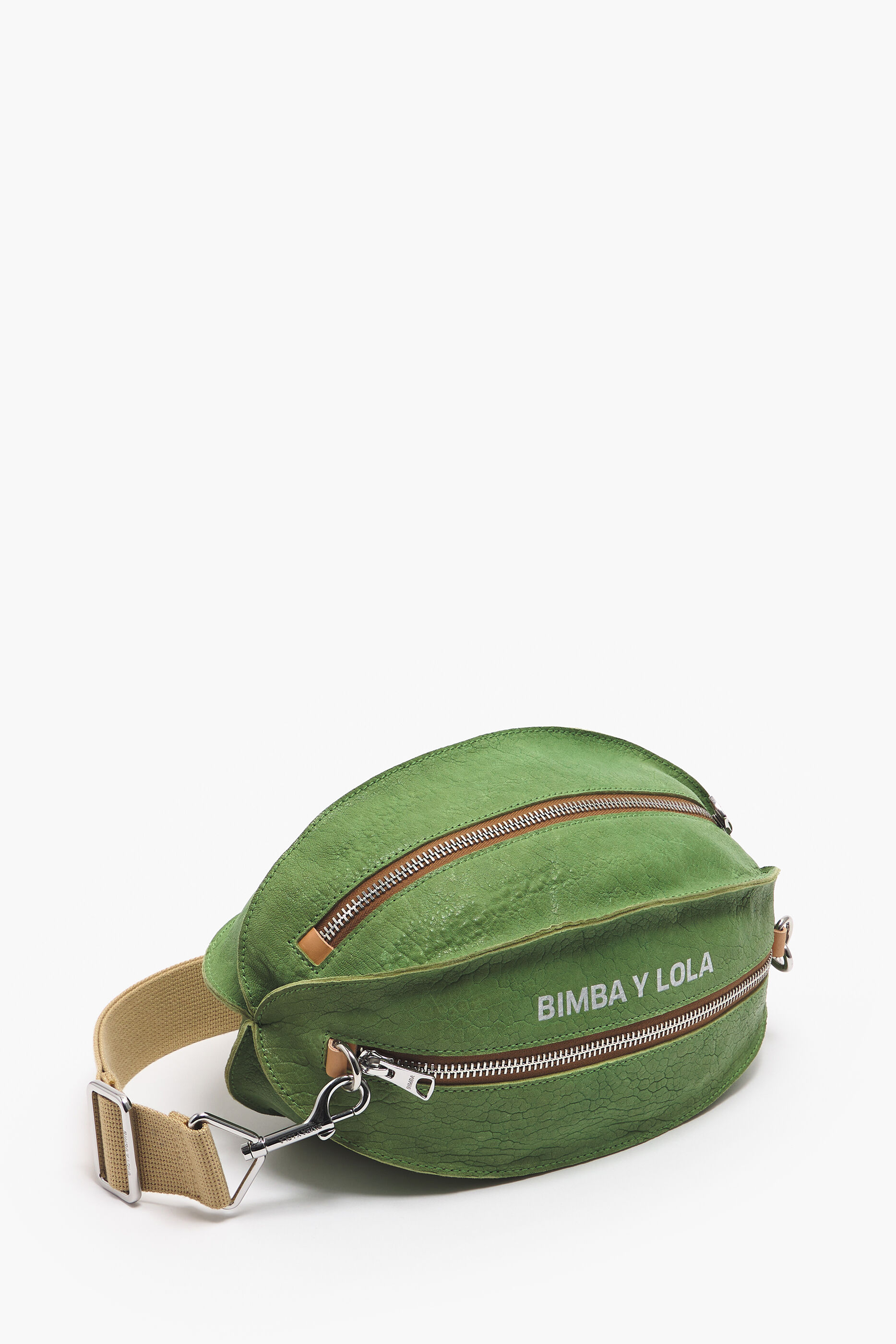 Bolsa Ball Bag tamanho G em couro verde