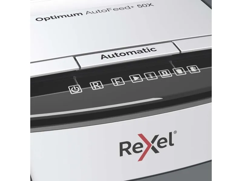 Makulator Rexel Optimum AutoFeed  50X krydsmakulering 4x28 mm (P-4)