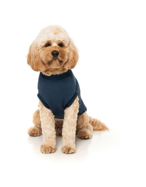 Fuzzyard Zoomies Hoodie Navy - Hondenkleding