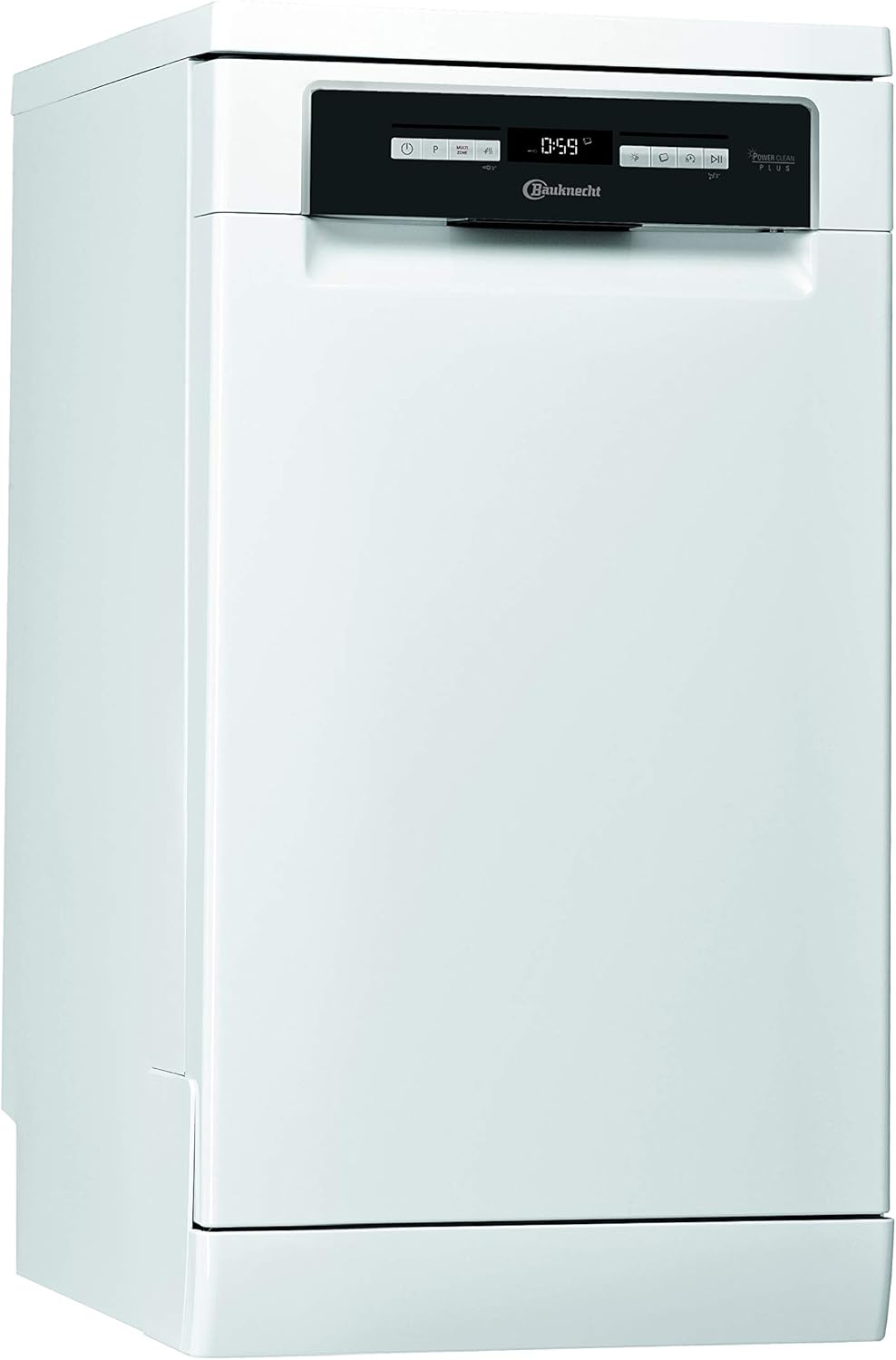 Bauknecht BSFO 3O23 PF Freistehender Geschirrspüler 45 cm Breite/PowerClean/ExtraDry/Vollwasserschutz/Sensor-Programm/Besteckschublade/Kindersicherung