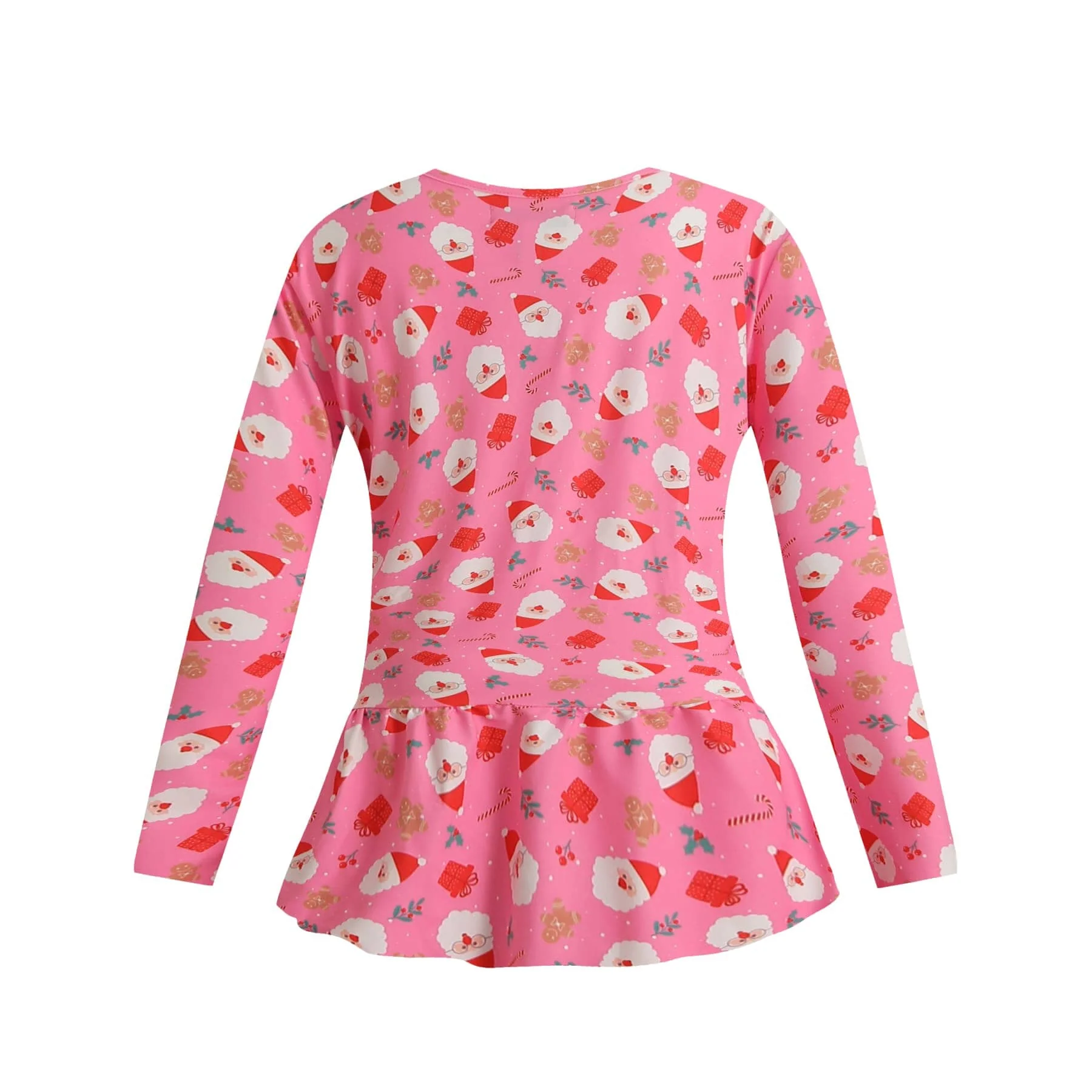 Liberte Ami Alma-Ls-Frill-Tshirt (Kids) 9654 anta pink