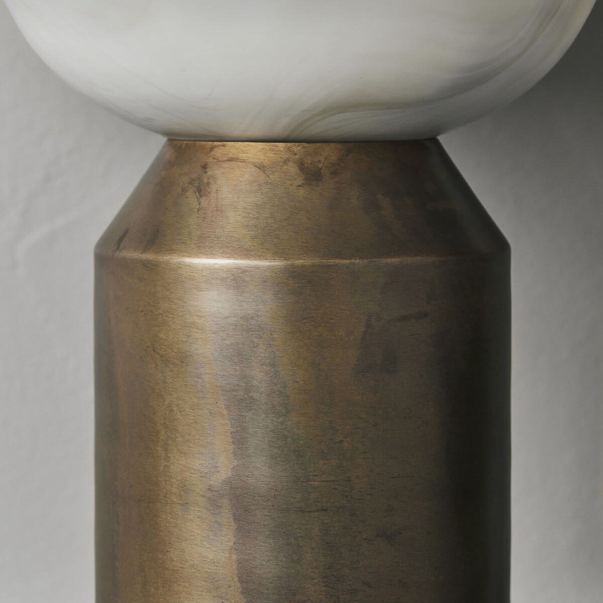House Doctor - Bordlampe - Big Fellow - Antik Messing - H 35 CM