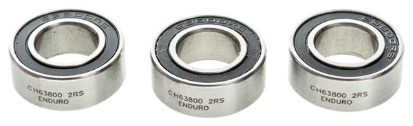 ENDURO BEARINGS Roulement Céramique 63800 LLB 10X19X7