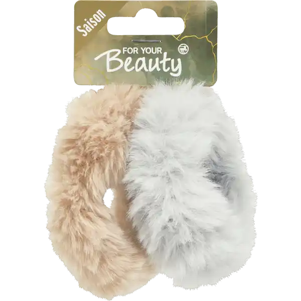 Haargummi Fake Fur Scrunchie
