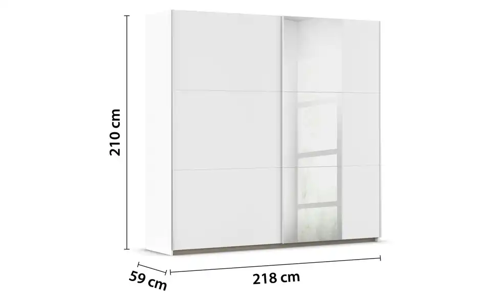 Schwebetürenschrank Aurelia 218 cm