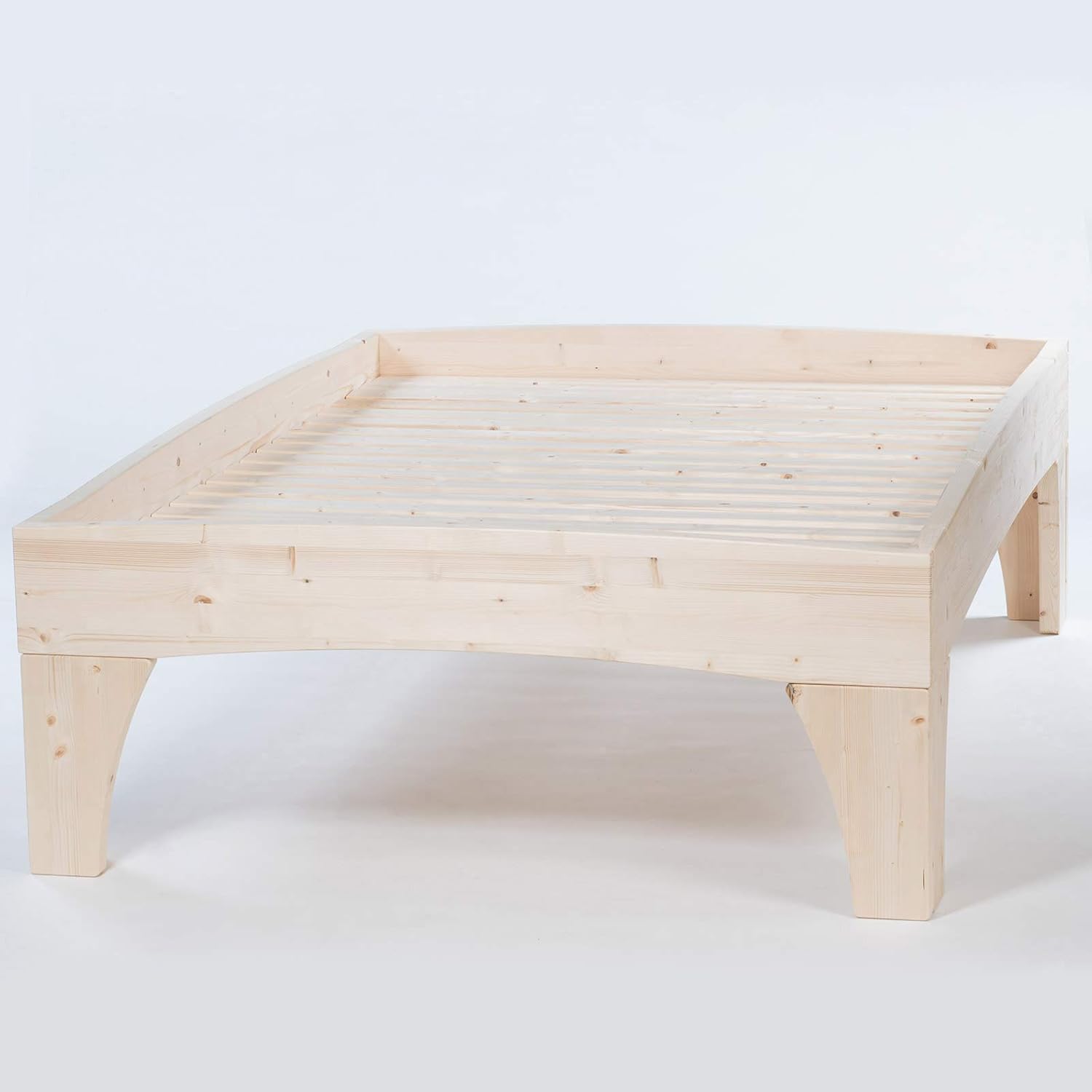 TUGA - Holztech Zinkenbett Naturholzbett Daybett Holzbett Bett Doppelbett 80 90 120 140 160 180 200 x 200 220 (160 x 200)