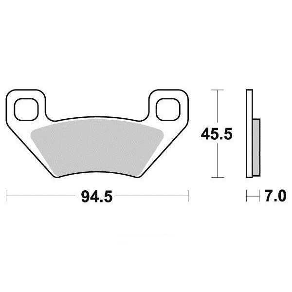 Sifam - Plaquettes de frein S9023N