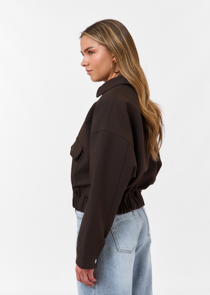 Lieke jacket choco bruin