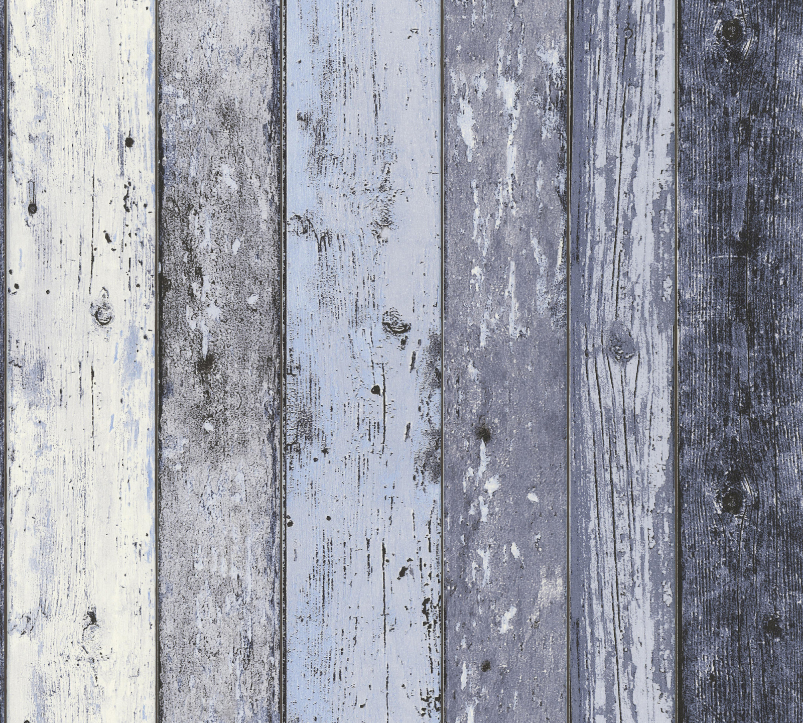 Vinyltapete BEST OF WOOD´N STONE - Holz - blau - 10 Meter