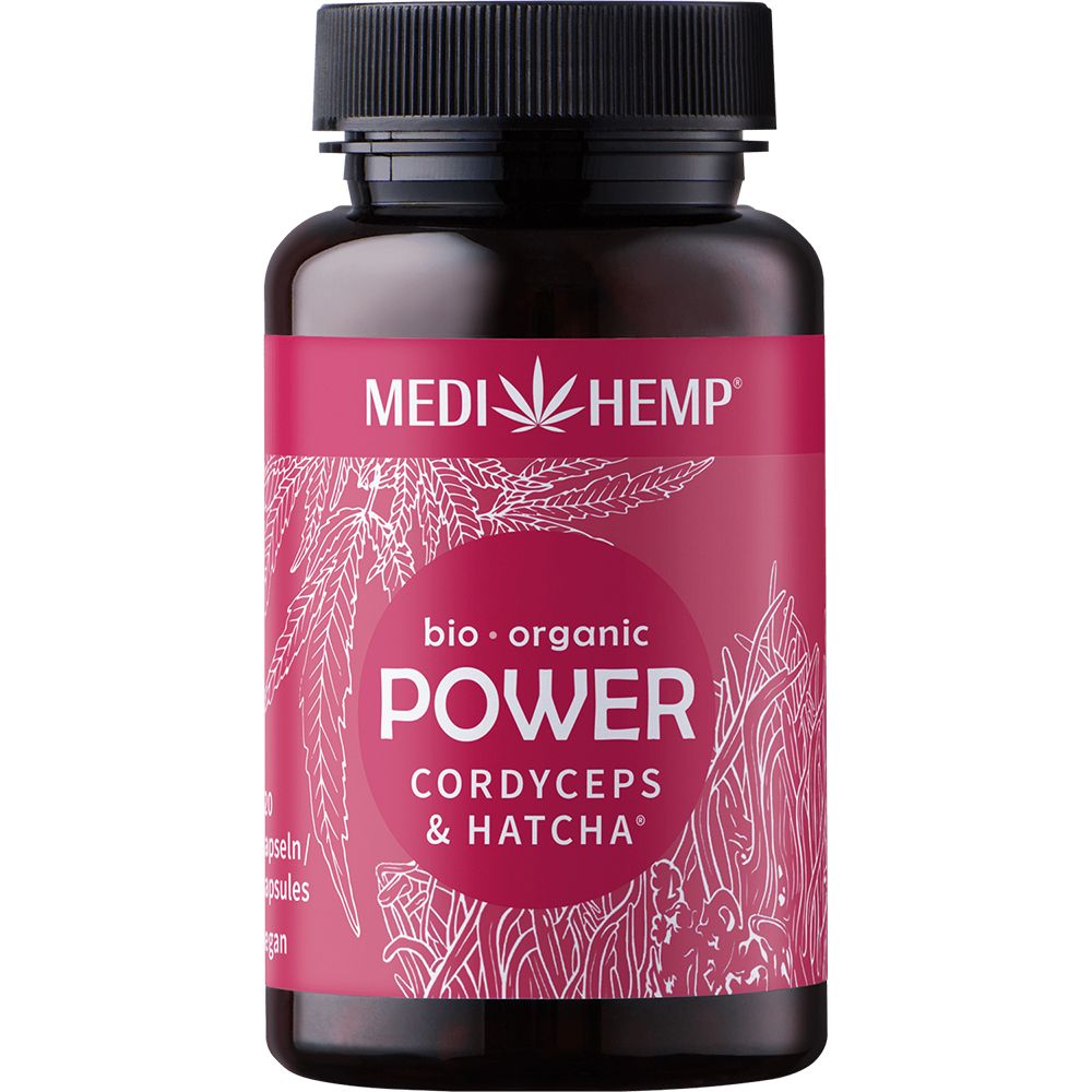 MEDIHEMP Bio POWER Cordyceps militaris- HATCHA® Kapseln