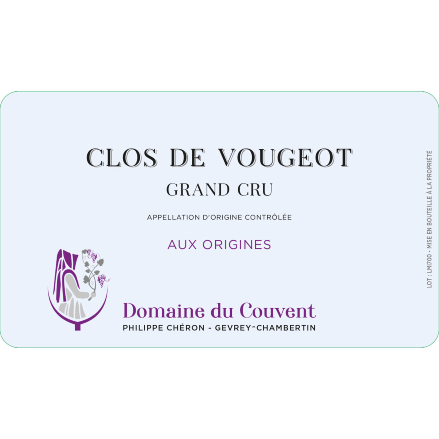 Clos de Vougeot Grand Cru Aux Origines 6x 75cl -6x 75cl