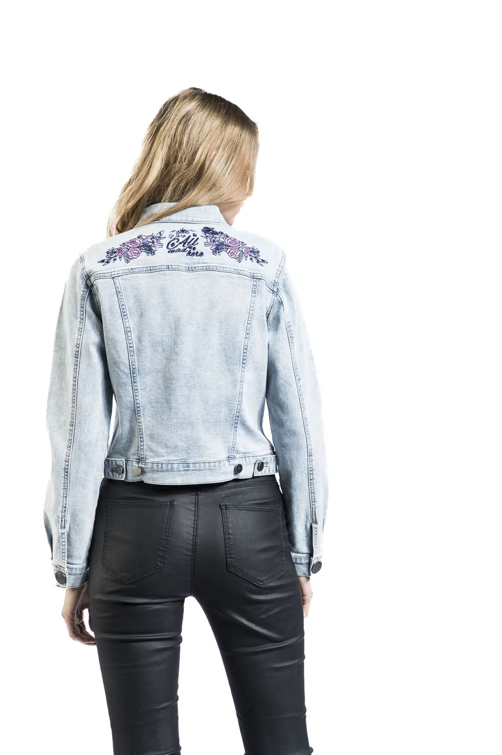 We're All Mad Here | Alice Au Pays Des Merveilles Veste en Jean