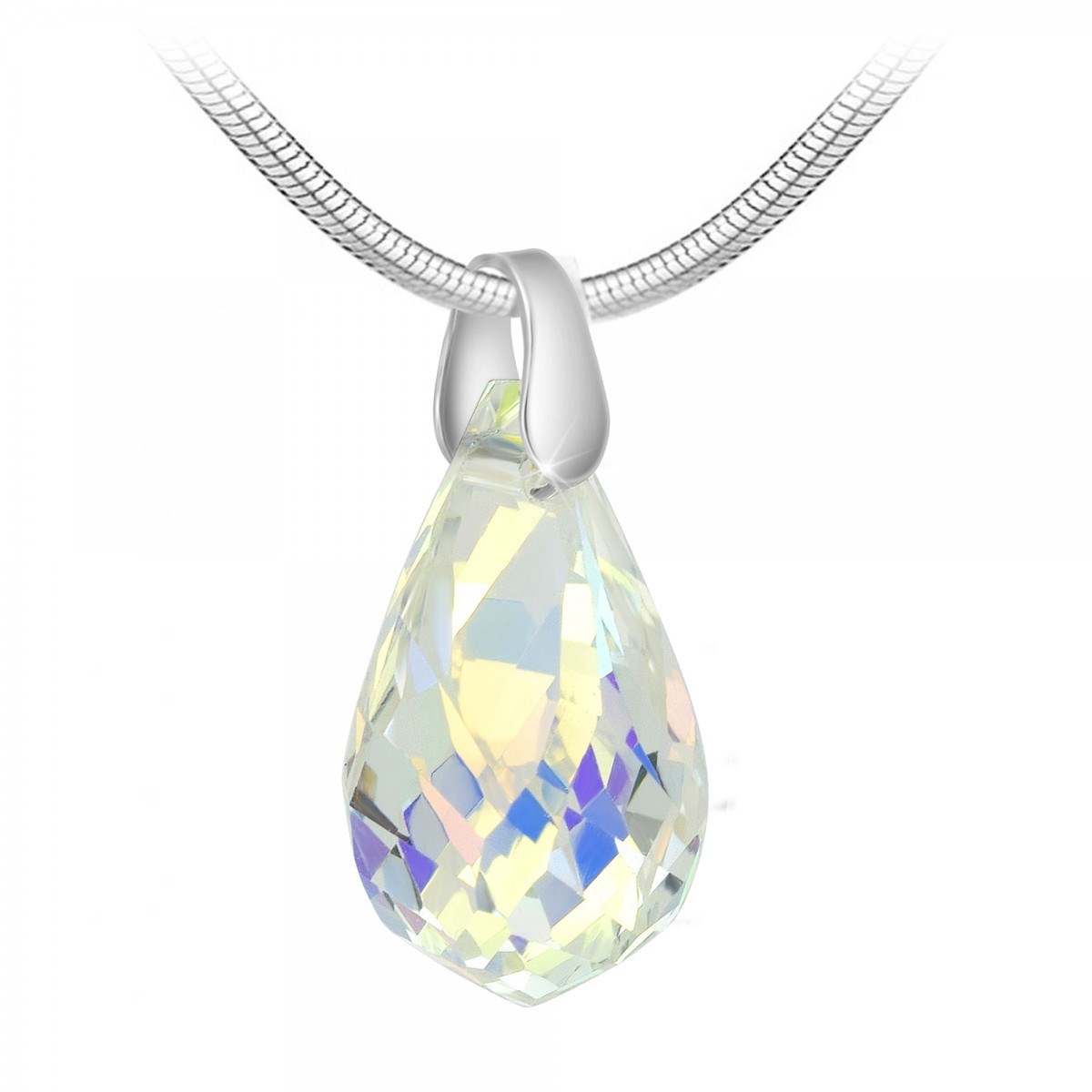 Collier SC Crystal orné d'un Cristal scintillant