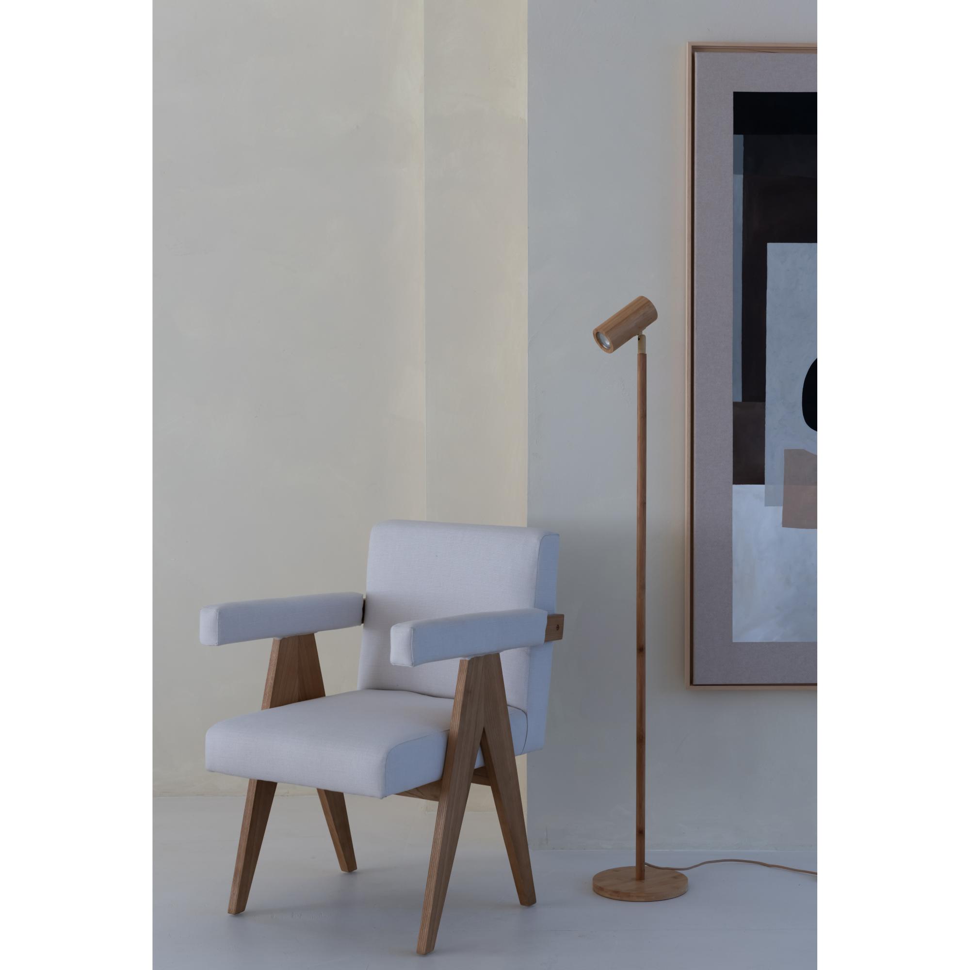 GOOD&MOJO Vloerlamp Java - Naturel - Ã23cm