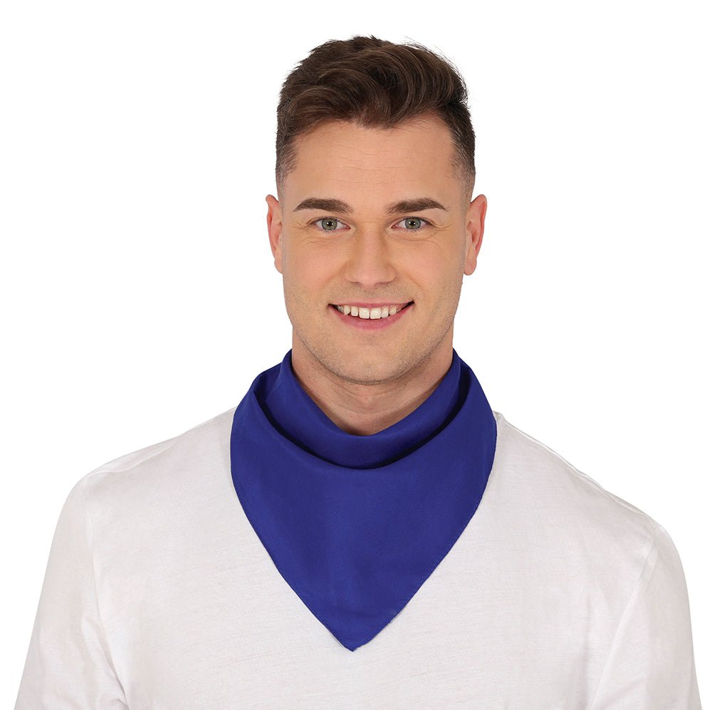 Blauwe Bandana 54cm