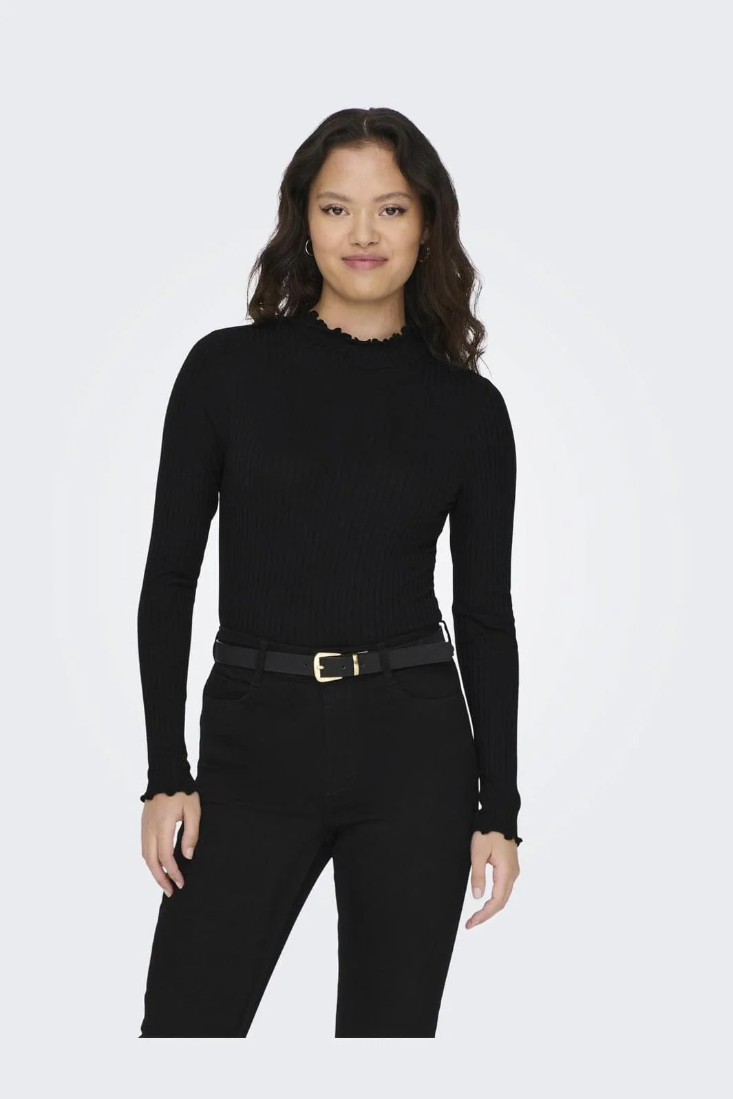 JDY Jdyfransiska Life L/S Hi-Nck Top Jr 3600771 black 16