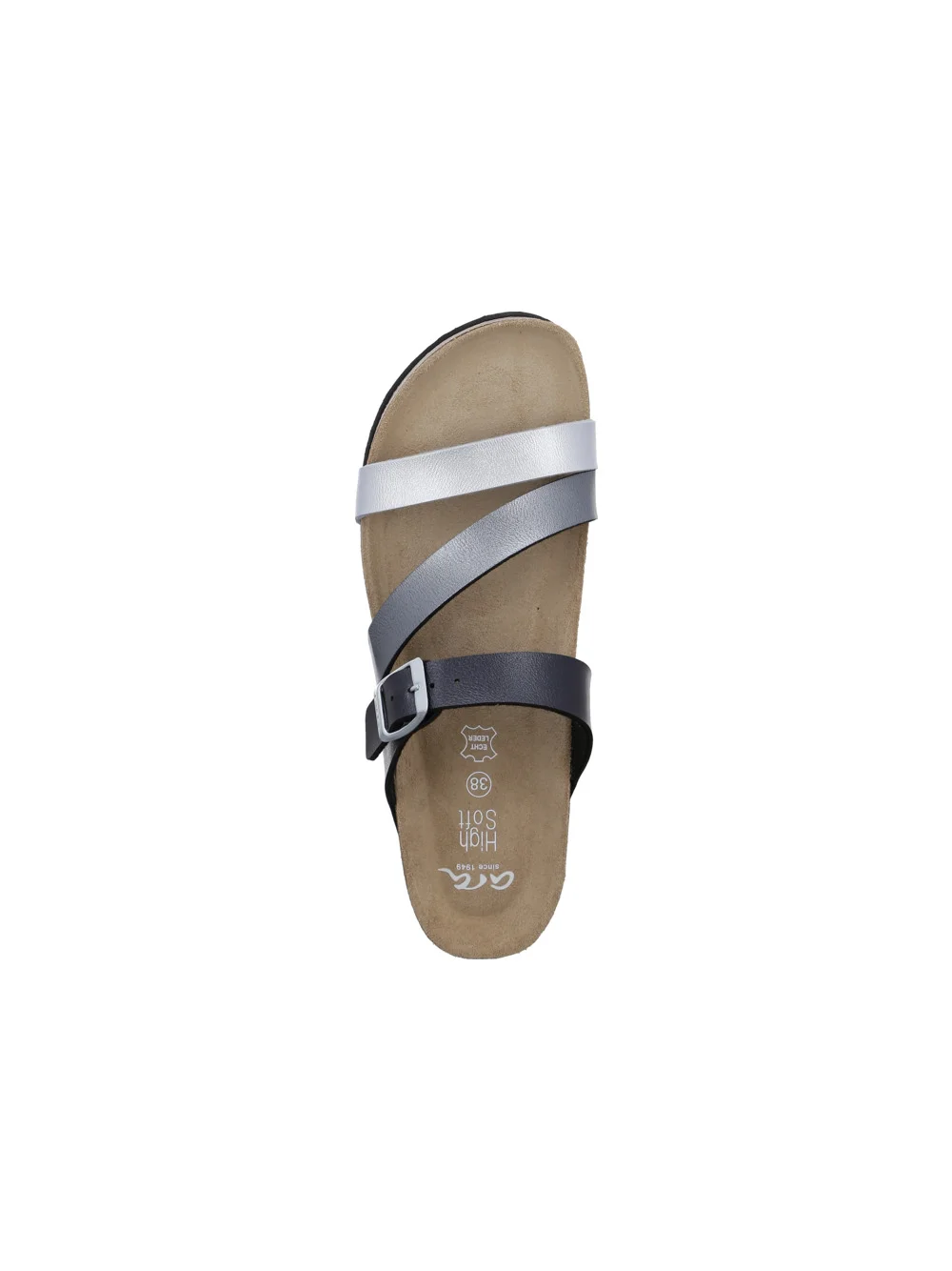 Pantolette Bali grau