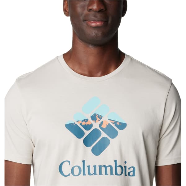 T-shirt COLUMBIA M RAPID RIDGE GRAPHIC TEE DARK STONE/HOOD NIGHTSCAPE
