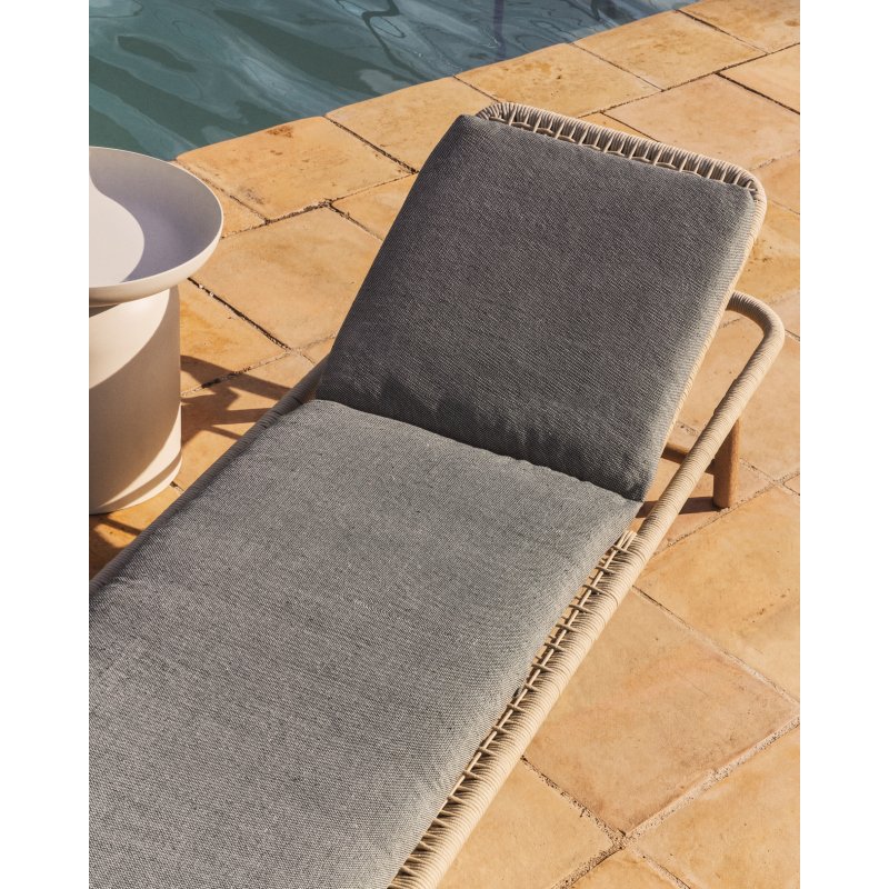 Coussin pour bain de soleil Maoni 100 % PET vert 50 x 175 cm