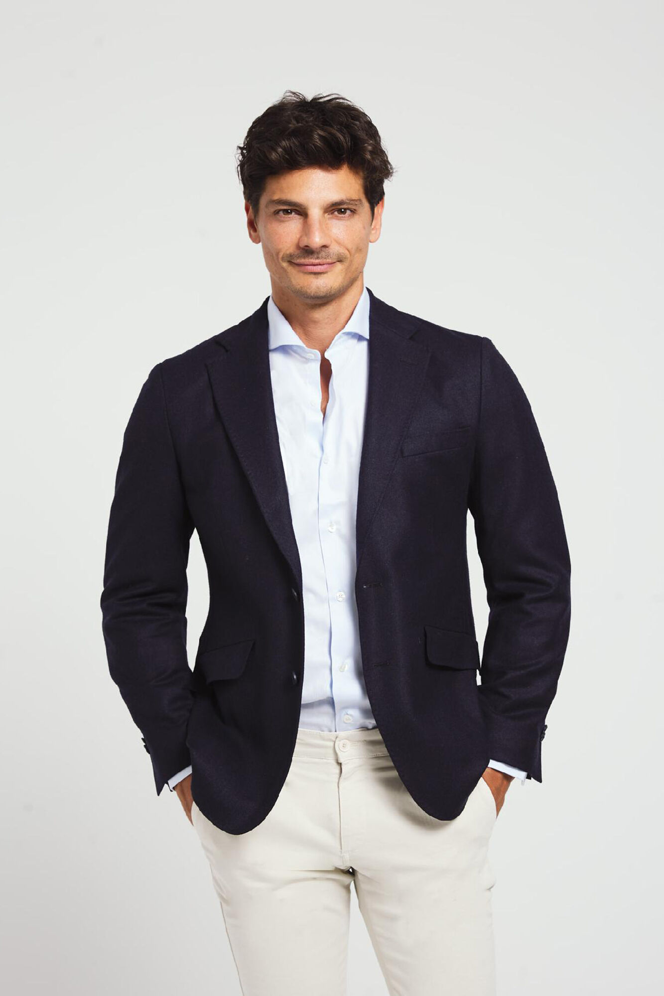 Clássico Americana Silbon Marine - Azul