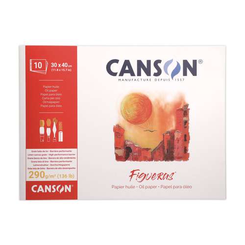 CANSON® Figueras® Öl/Acrylblock, längsseitig geleimt