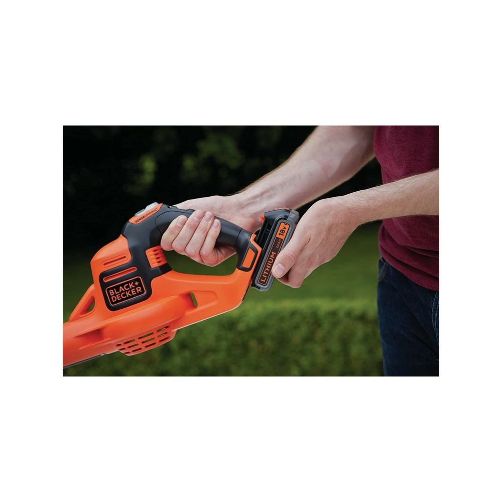 Souffleur sans fil 18v black+decker batterie 2,0ah chargeur rapide 209 km/h