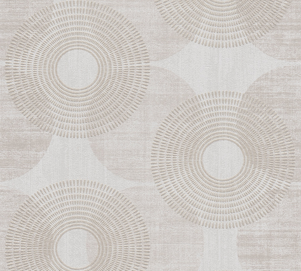 Vliestapete ATTRACTIVE - beige-grau - 10 Meter