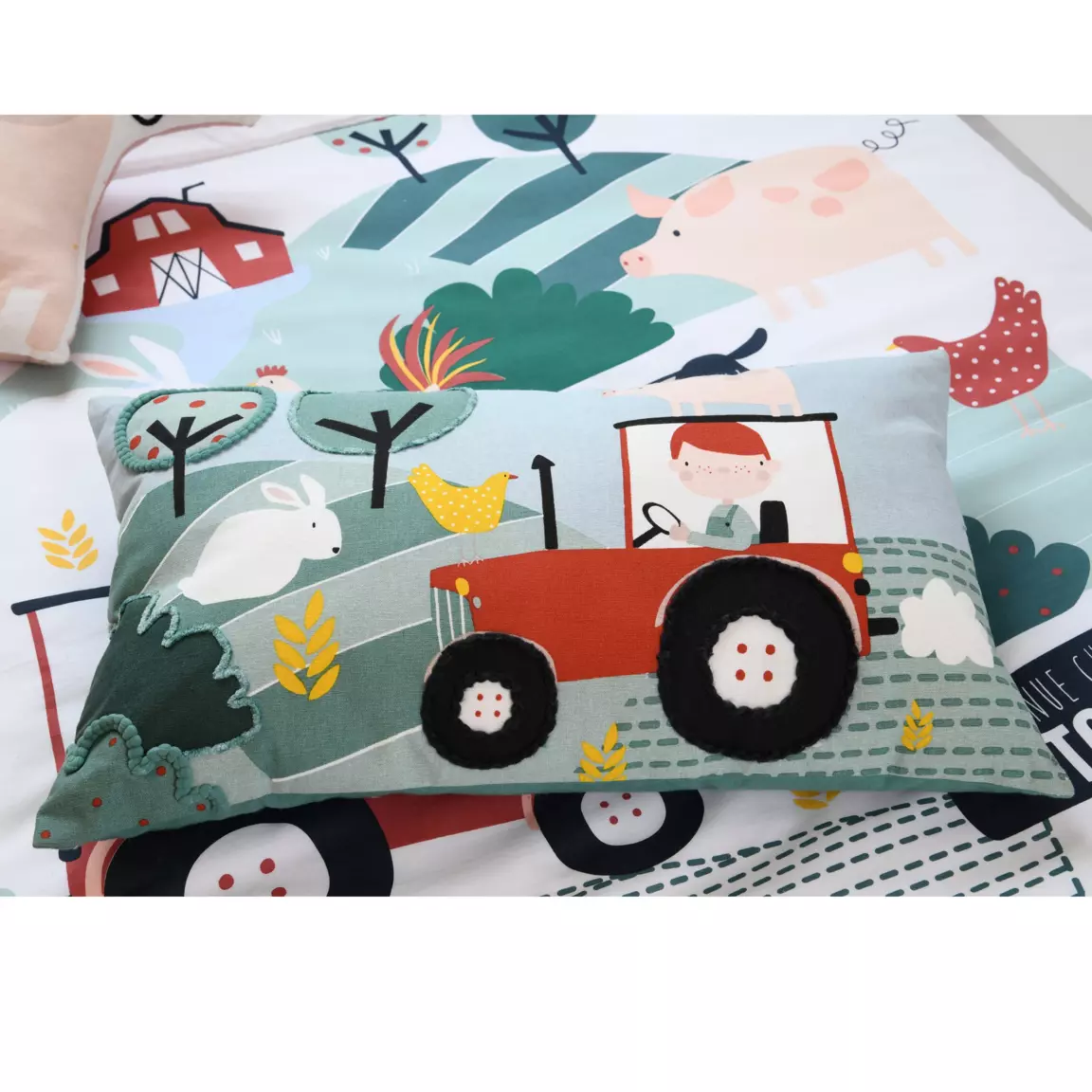 Coussin rectangulaire enfant (30 x 50 cm) Tom Multicolore