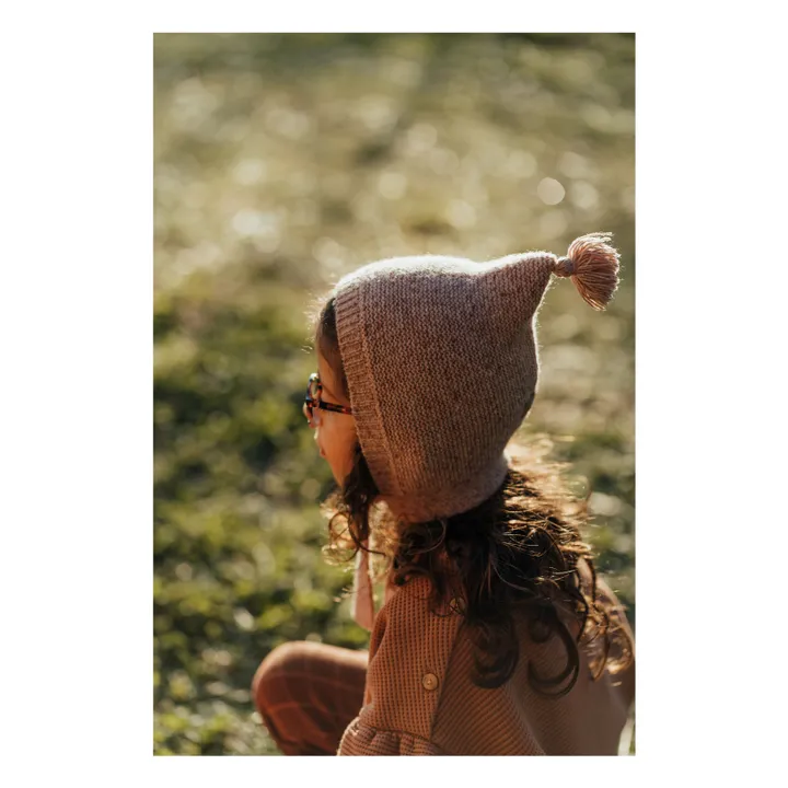 Bootani Bonnet Pompon Laine | Rose
