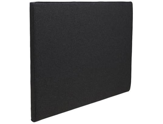 MERINOS - Tête de lit Melty chine gris anthracite 140cm (150cm finie)
