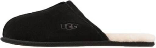 UGG Pantoffels Heren Sloffen Instappers Wol Harde zool Open hiel 1101111 Zwart