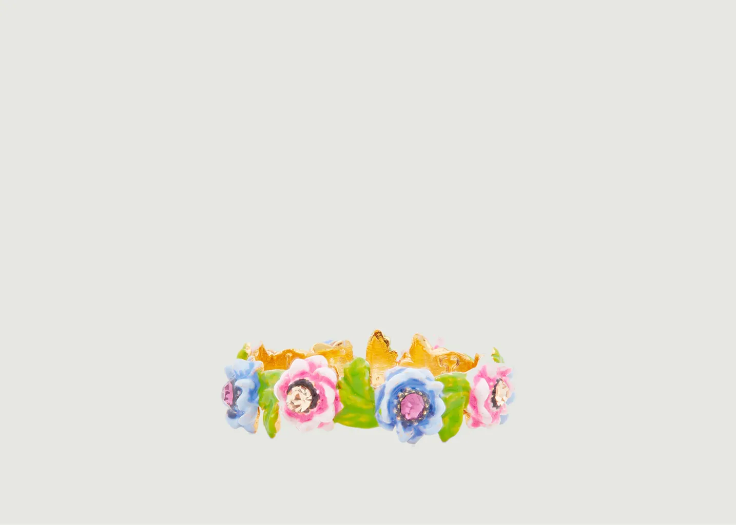 Bague couronne de fleurs Poème en Fleurs Les Néréides