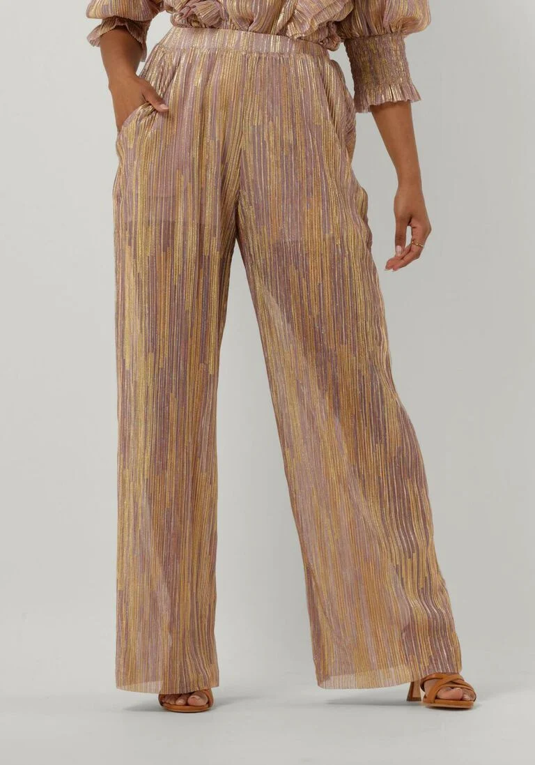 STUDIO AMAYA gouden studio amaya pantalon zoe pants