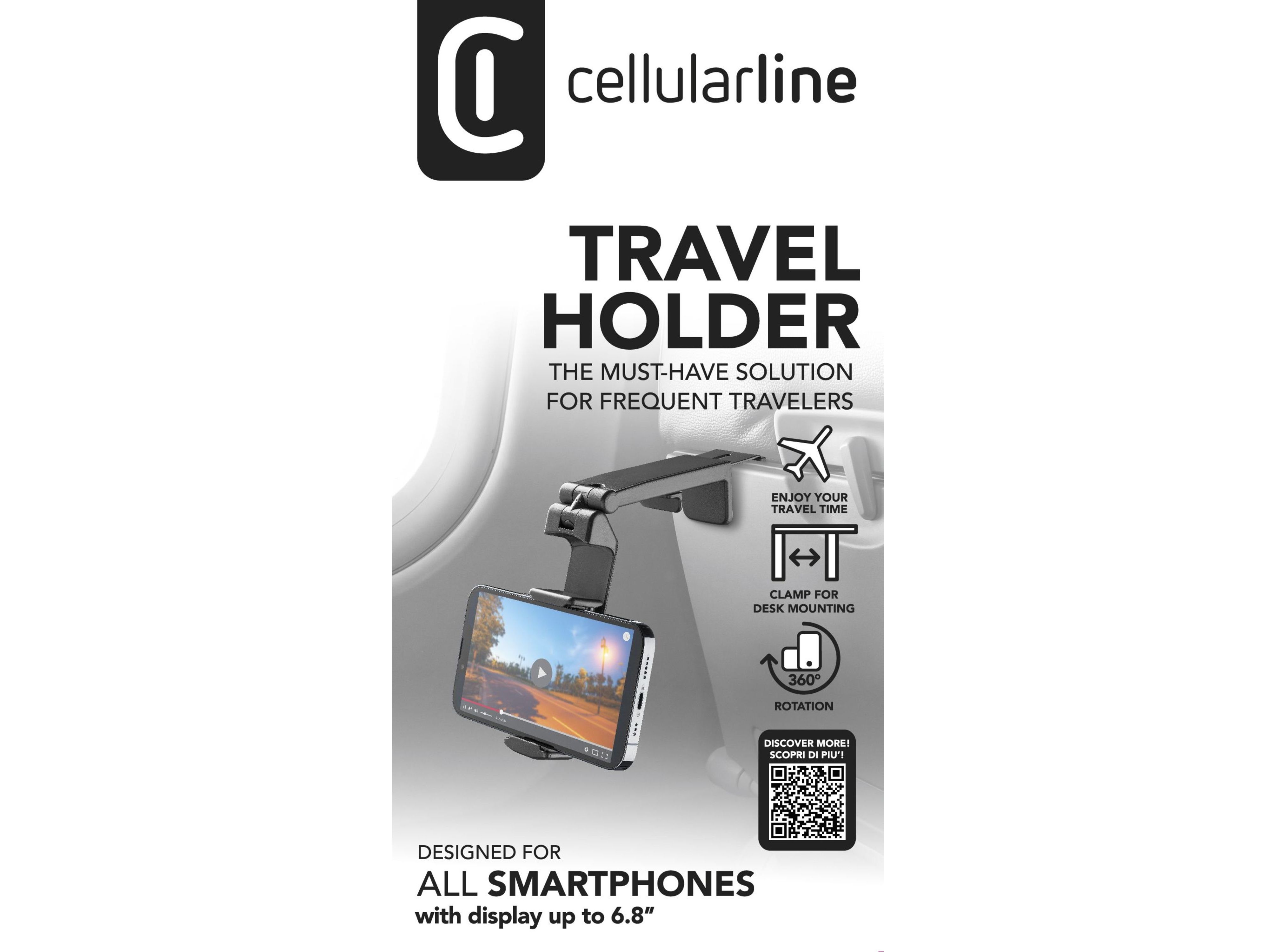 SUPORTE SMARTPHONE CELLULARLINE TRAVEL HOLDER