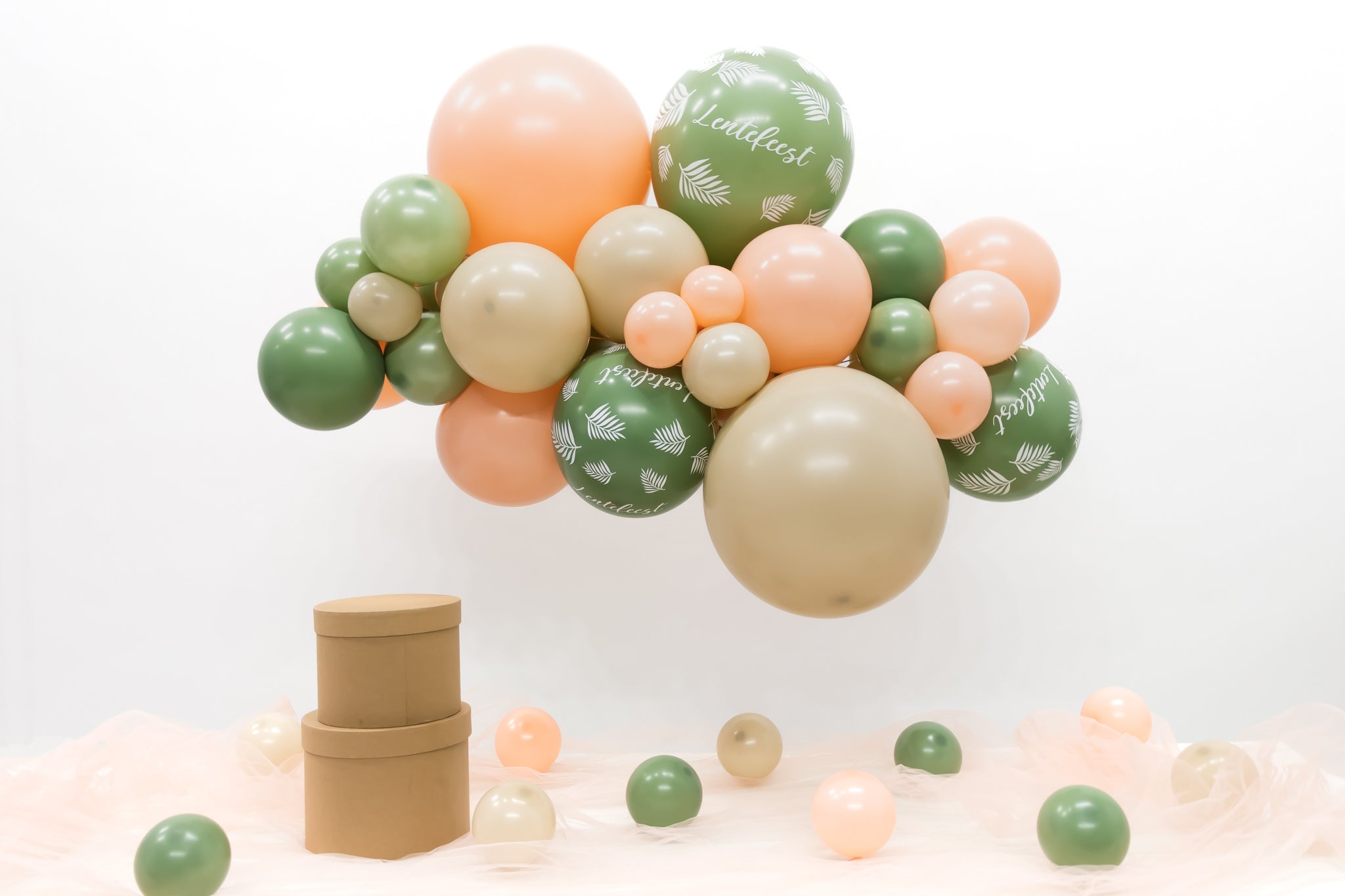 Ballonnen DIY Balloon Kit Organic Lentefeest
